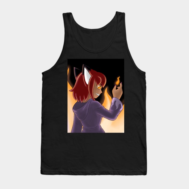 Rubi Fire Back Tank Top by Firestorm Fox